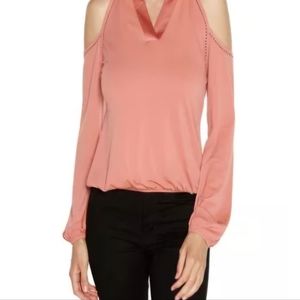 NWT Belldini Studded Cold Shoulder Top